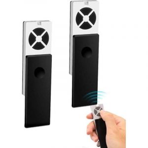 Lot de 2 &eacute;metteurs portatifs 433 MHz pour TX2EV TX4EV TX2EVS TX4EVS TX2REV TX4REV TX4UNI TX4UNI TX4RUNI TX4UNIS, 4 canaux, Rolling Code, ouvre-Porte