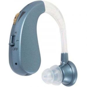 Amplificateur rechargeable Proth&egrave;se auditive Proth&egrave;se auditive num&eacute;rique Proth&egrave;se auditive Amplificateur de son EU Plug bleu