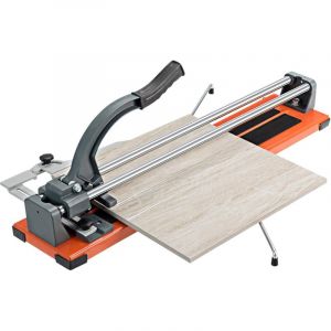 Goplus - Coupe-Carreaux Manuel avec Cadran en Alliage Amovible et Pieds de Support, Longueur de Coupe 600 mm, Epaisseur de Coupe Maximale 12 mm,