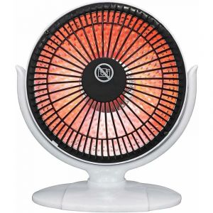 Ersandy - Chauffage d'espace Portable, 200 w Mini radiateur électrique à Tube de Quartz Infrarouge Portable pour Bureau, Maison, pièce entière