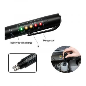 BR-Life Testeur de liquide de frein automobile Détecteur de test de stylo de détection d'huile de liquide de frein DOT3 DOT4 DOT5.1 Testeur d'outil