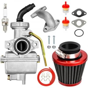 Kit carburateur PZ20 pour Tao tao Coolster 125cc, 110cc, 90cc, 70cc, 50cc, Kazuma Baja, quad chinois, 4 roues motrices, SunL, NST, Roketa, Loncin,