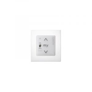Commande Somfy Smoove Uno Io Compatible - Blanc + Cadre Som1811405