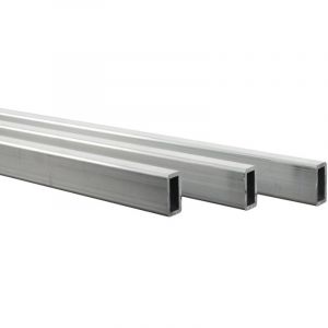 Renfort Aluminium pour Lame Composite (175 x 1.1 x 2 cm) - 3 pi&egrave;ces - Renfort pour cl&ocirc;ture bois composite
