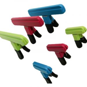 Csparkv - Fermeture Sachet Alimentaire, 6pcs Plastique Pince Alimentaire,2 tailles,Fermeture Pour Sac Ouvert /Sac de Caf&eacute;,Pince Sachet Fermeture pour