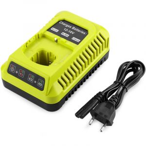 Aiperq - Chargeur de batterie pour Ryobi 18V 9.6V 12V 14.4V 18V ni-cd Ni-MH et Li-Ion Chargeur de batterie pour One+ Battery P100 P102 P103 P105 P107