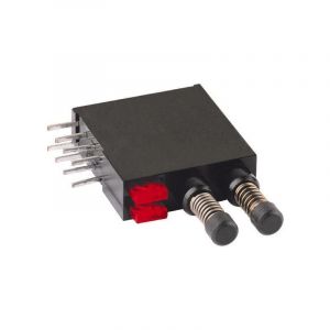 1871.2231 1871.2231 Bouton poussoir à pression 60 v dc/ac 0.5 a 2 x Off/(On) à rappel rouge 1 pc(s) - Mentor