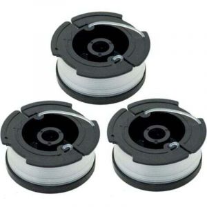 Bobine 0,065" pour coupe-bordures BLACK+DECKER (bobine de remplacement &agrave; alimentation automatique), compatible avec BLACK+DECKER AF-100, lot de 3