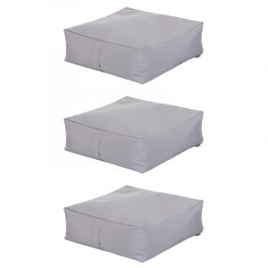Ready Steady Bed - Coussin de sol épais, 60x60x20 cm Coussins de dalle de jardin, coussin intérieur et extérieur résistant à l'eau avec rembourrage