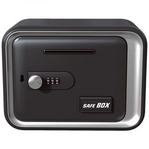 Petit Coffre-Fort &agrave; Serrure &agrave; Code pour Maison &ndash; Tirelire avec Fente &agrave; Pi&egrave;ces, Bo&icirc;te de Rangement S&eacute;curis&eacute;e pour Enfants et Adultes, Cadeau Id&eacute;al