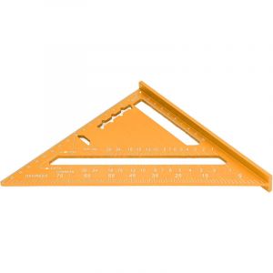 Triangle pour le travail du bois, peinture &eacute;lectrophor&eacute;tique en alliage d'aluminium, &eacute;chelle claire, charpentier carr&eacute; dor&eacute;