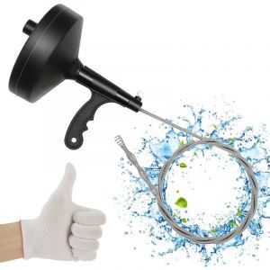 Ej.life - Furet Déboucheur Canalisation avec Tige Flexible de 10 m-Furet Plomberie Parfait pour Déboucher tous les Types de Canalisations, Retirer