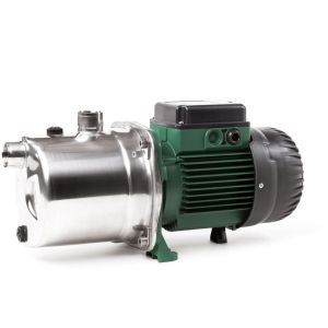 DAB JetInox 132 M Pompe de surface - 4.800 L/u - 1490W - Hauteur de refoulement 48 m - Acier inoxydable - Pompe d'arrosage - Jardin