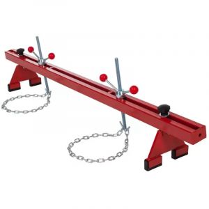 Pont moteur Poutre de Levage moteur - Traverse support moteur Traverse De Levage Cha&icirc;nes - 500 kg Rouge