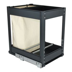 Combiné pour pain et bouteilles - Décor : Anthracite - Largeur : 359 mm - Pour caisson de largeur : 400 mm Gasperin