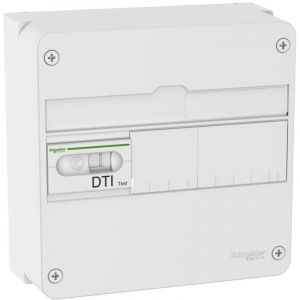 Schneider Electric &ndash; Coffret de communication VDIR390003 &ndash; 4 ports RJ45 &ndash; Grade 1 TAMC &ndash; Pour installations r&eacute;seau domestiques