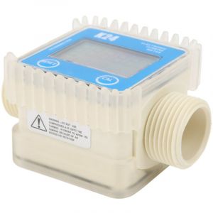 Lifcausal - Compteur d'écoulement digital Turbine, Pompe à carburant, Équipement de mesure de carburant, K24, 1 pouce