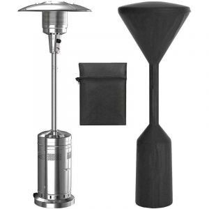 [JAMAIS UTILIS&Eacute;]Chauffage Terrasse Gaz Housse,R&eacute;sistant &agrave; l'eau Housse Parasol Chauffant,pour Protection Chauffe tTerrasse Gaz,Noir,241x86x47 cm