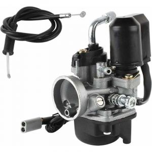 Carburateur, Carburateur de Remplacement Avec Passage de 17.5mm pour la Plupart des Scooters 50ccm de Piaggio/Gilera/Aprilia