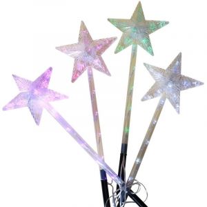 Toiles lumineuses solaires &agrave; planter x4