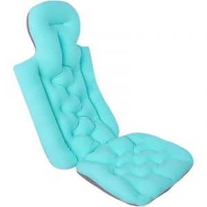 Oreiller de baignoire complet avec 10 ventouses puissantes, mise &agrave; niveau et allongement du coussin de baignoire, oreiller de baignoire spa