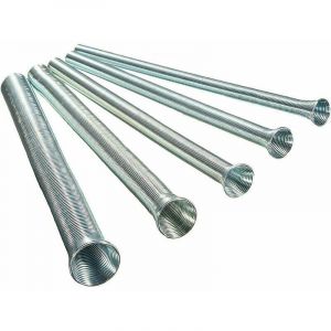 Ensemble de 5 tubes &agrave; ressort pour cintrer les tubes en cuivre et en aluminium. Cintreuse &agrave; ressort. Cintreuse pour fil PVC. Cintreuse &agrave; ressort.