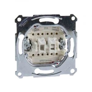 Schneider MTN3126-0000 m&eacute;canisme de commutation double 10A MTN3126-0000