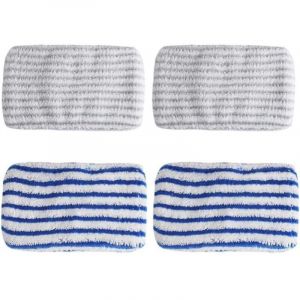4 pièces Chiffons en Microfibre Remplacement Conçu pour ROWENTA Clean & Steam ZR005801, ZR005804, ZR850002，serpillere microfibre，lingette rowenta