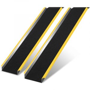 Tolletour - 2X Rampe de chargement rampe d'accès rampe pour fauteuil roulant rampe pour chien voiture pour moto atv Quad 300kg Par pièce