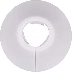 lot de 12 Blanc rosaces simples de radiateur, Rosace de Radiateur,cache tuyau radiateur, cache tuyau, rosace en plastique pour chauffage, couvercle