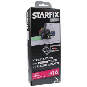 Arcanaute - Sortie de cloison starfix per Ø16 Raccord à Compression - Femelle 1/2' (15/21) pour robinet