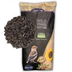 Lyra Pet - 25 kg de graines de tournesol noires &reg; Nouvelle r&eacute;colte
