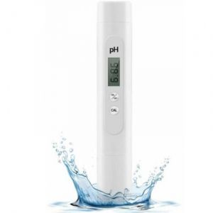Testeur PH M&egrave;tre &Eacute;lectronique, Plage de Mesure de 0 &agrave; 14 pH, Testeur pH Piscine de Haute Pr&eacute;cision, pH Metre pour Piscine, Aquarium, Eau Potable