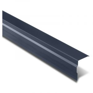 Yousteel - Bande de rive universelle Coloris: Bleu Ardoise ral 5008 - Dimension: 2100 mm Longueur