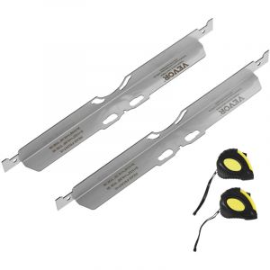 Vevor - Outil deAlignement de Roues 2PCs Systeme de Reglage de Parallelisme en Inox Plaques de Reglage de Carrossage Precises avec 2 Metres Rubans