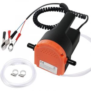 Pompe à Huile Diesel, Pompe Electrique Vidange Huile Moteur 12V 80W pour Le Changement de Diesel D'extracteurs de Fluide de Voiture, Huile Moteur