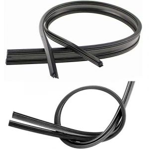 Caoutchouc d'essuie-glace 4 pi&egrave;ces, recharge de balai d'essuie-glace 800 mm, caoutchouc d'essuie-glace de remplacement, adapt&eacute; &agrave; toutes les rayures