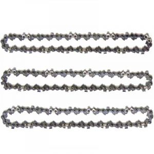 Lot de 3 Cha&icirc;nes d'&Eacute;lagueuse sur Perche pour Guide-Cha&icirc;ne de 10" (25 cm), 40 Maillons d'Entra&icirc;nement, Faible Rebond, Compatibles avec Black & Decker,