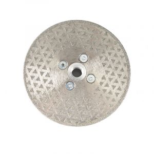 Disque Diamanté à Tronçonner et à Meuler 115 mm x M14 Lame de Scie Électroplaqué pour Pierre Marbre Carreaux Granit