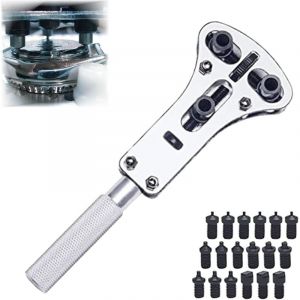 Ouvre Montre,Ouvre Boitier Montre,Outil de R&eacute;paration de Montres,Montres Arri&egrave;re Couverture Cl&eacute; Ouvreur,avec 18 Vis D'ouverture,pour R&eacute;parer Tous,