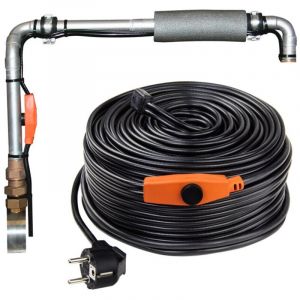 Dema - Câble chauffant - 14 m - 224 w - avec thermostat antigel