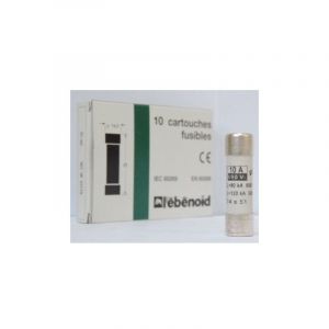 L'ebenoid - Fusible 10A cartouche 14X51mm gG usage industriel (boite de 10) hpc 120kA 500V sans voyant ebenoid 061210