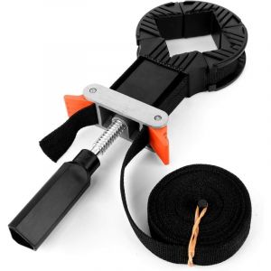 Volavo - Pinces d'angle réglables, pinces d'angle réglables polyvalentes à 4 pattes avec presse à pince pour cadres et tiroirs en bois
