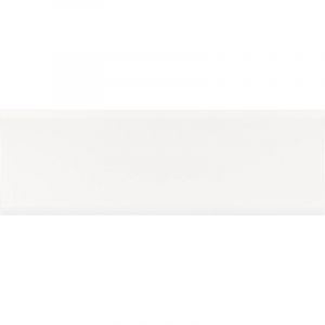 Carrelage mural fa&iuml;ence effet graphique DOME 20x6.5cm DOME IN 20x6.5cm Blanc - Mat - bo&icirc;te de 0.42 m2