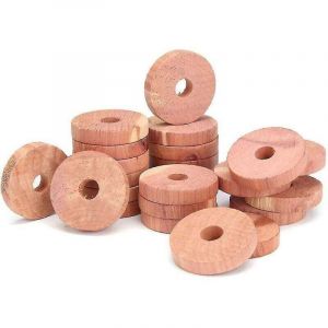 30x Anti mites organique naturel en bois de c&egrave;dre, anti mites efficace pour les armoires, produit 100% naturel Mites sans produits chimiques