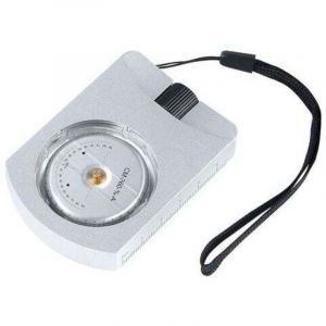 ZVD-Clinom&egrave;tre portatif Compact Professionnel en Aluminium pour altim&egrave;tre pr&eacute;cis pour mesurer Les hauteurs Pentes Angles Argent