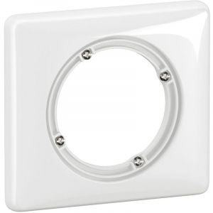 Legrand - Plaque de finition Céliane 1 poste - Blanc IP44 (CP2701)