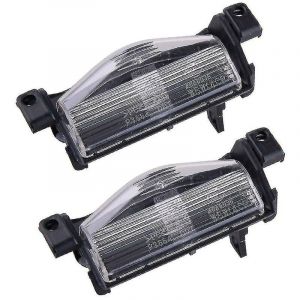 Coque de lampe de plaque d'immatriculation de voiture, 2 pièces, pour Mazda 2 3 M2 M3 2011 – 2013 - Crea