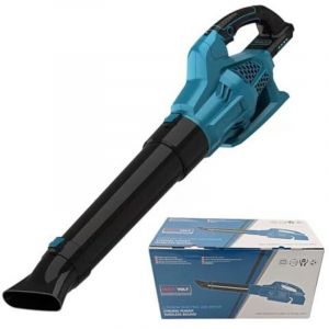 Souffleur de feuilles sans fil pour batteries Makita, 6 vitesses, puissant moteur en cuivre de 22 000 tr/min, aspirateur de feuilles &eacute;lectrique pour