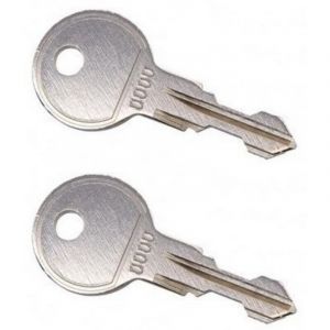Lot de 2 clés de rechange Westfalia 2W28